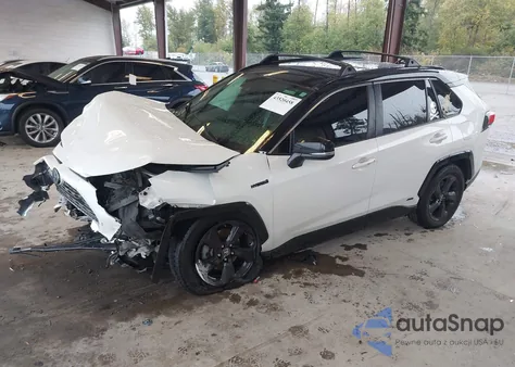2020 Toyota Rav4 Hybrid Xse from USA, damaged, VIN JTMEWRFV1LD550283